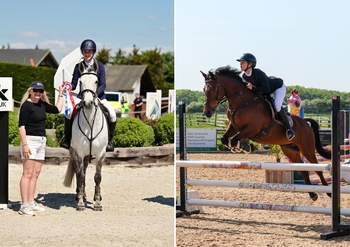 Chloe Burrage and Gracie Maw Claim Top Spot in this week's STX-UK Pony British Novice Second Round Competition